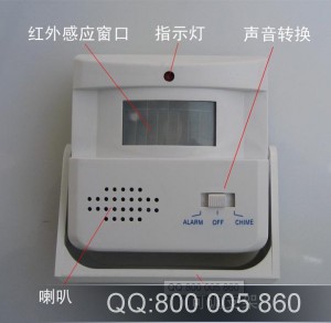 叮咚欢迎光临红外迎宾器报警器 电子迎客 感应 大声音